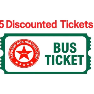 5 Discounted Tickets – Paterson/Clifton/Passaic ⇄ New York